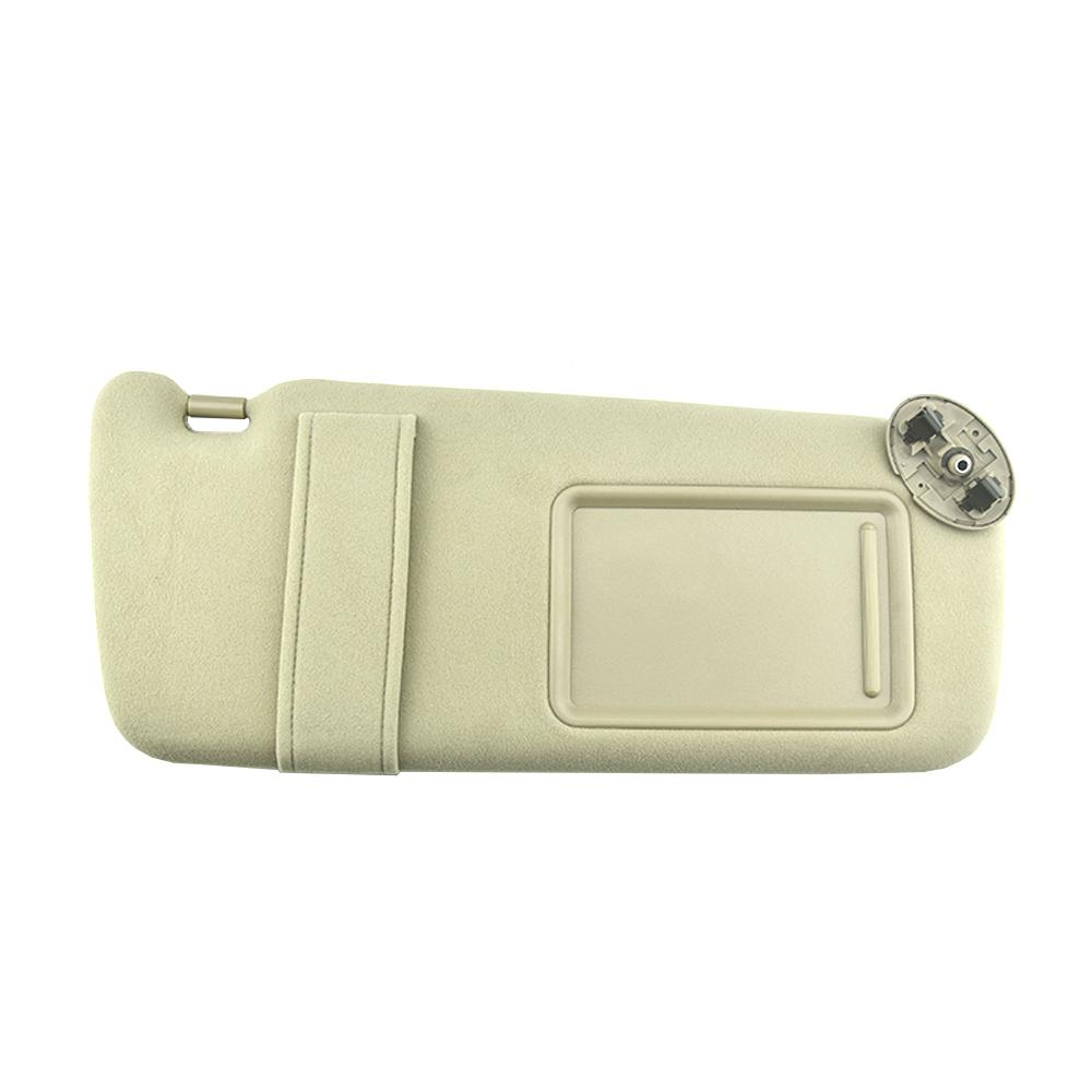 Car Sun Visor With Light Side Sunshade Sunvisor Block Shade Beige Left Right Driver For 2007-2011 for Toyota Camry