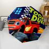 1pc Blaze and the Monster Machines Umbrella, Sun Protection, And UV Shielding. It Has Eight Sturdy Ribs for Outdoor Use And Perfect Gift