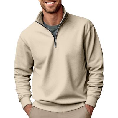Heren Sweatshirt zonder capuchon Herenmode Vrije tijd Temperament Trui Lange mouw Zonder capuchon Pullover Warm Comfortabel Sweatshirts
