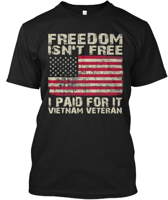 Proud Of Vietnam Veteran T-Shirt Made in the USA Size S to 5XL Unisex T-Shirt M