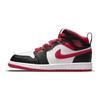 Air Jordan 1 Mid PS White Very Berry Παιδικά Αθλητικά Παπούτσια Μαύρα 640734-016