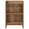Table de chevet - MAISON EXCLUSIVE - Bois ancien - 40x30x60 cm - Bois d'ingénierie - Marron