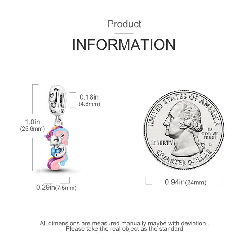 Charms Plata Dreamy And Colorful Exclusive Beast Pendants Fit Original Bracelets Charms For Women Jewelry Making Gifts