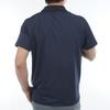 Viva Heart Bearten Jacquard Collar Polo Navy Shirt, Moisture-Wicking, Quick-Drying, Cool-To-The-Touch,