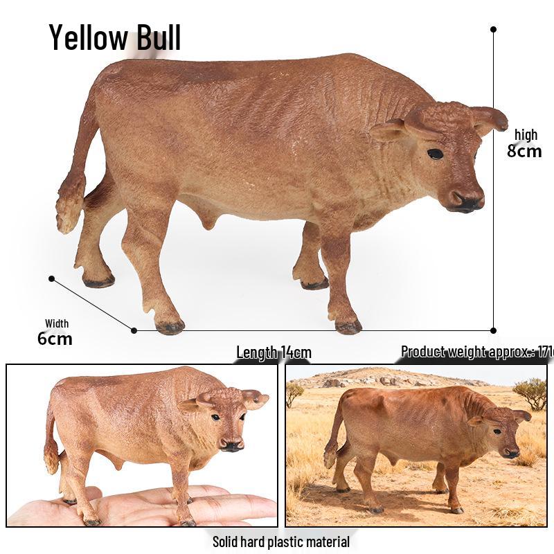 Wildlife Simulation Model: Tiger, Lion, Panda, Elephant, Rhinoceros, Kangaroo, Leopard, Horse, Sheep Toy Set