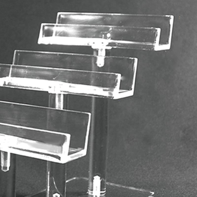 Transparente Acryl-Brillenaufbewahrungslösung, 3/4/6 Etagen Präsentationsständer Sonnenbrillenhalter für mehrere Brillen