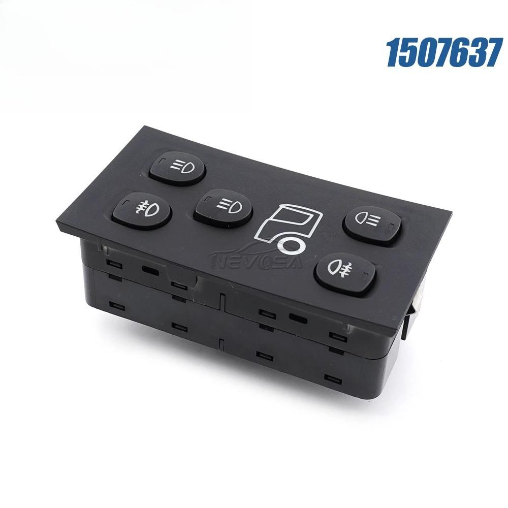 

1507637 For SCANIA P G R T-Series Headlight Fog Lamp Control Switch Hazard Lamp Light Warning Button Knob Panel 9 P 1507637