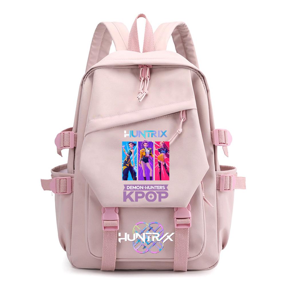 Rucsac Desene Animate Kpop Demon Hunters Imprimat pentru Adolescent Băiat Fată Ghiozdan Școlar Copii Elev Rucsac pentru Cărți Femei Geantă de Călătorie Copil Cadou Rucsac