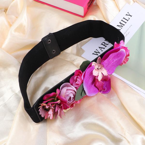 1pc Artificial Flowers Belts Elegant 