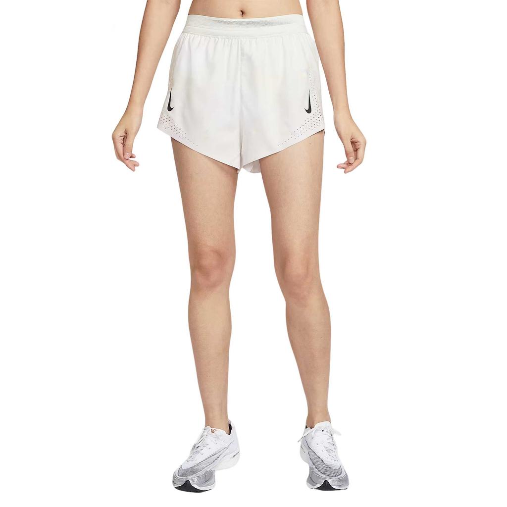 Nike Aeroswift Solid Quick-Dry Breathable Printed Mid-Rise Drawstring Moisture-Wicking Running Shorts Women shorts IF1426-101