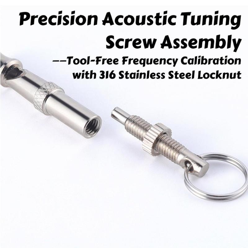 Train Ultrasonic Dog Whistle with Adjustable Frequency – Stainless Steel Training Whistle for Recall & Behavior Correction