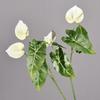2 Forks Artificial Anthurium Multicolor Simulation Plant NEW Artificial Flower  Home Decoration