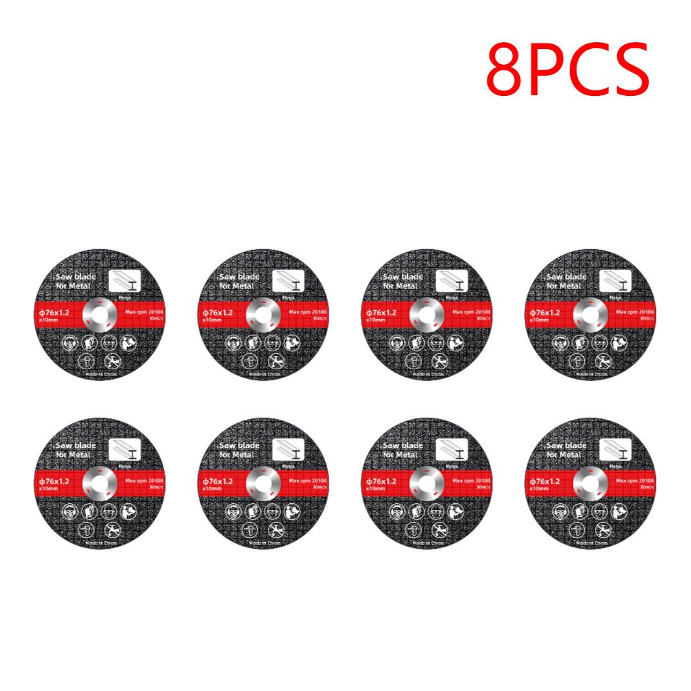 1-10PCS 76mm Cutting Disc Circular Resin Saw Blade Angle Grinder Grinding Disc for Metal Wood Iron Steel Bar Cutting Accessories
