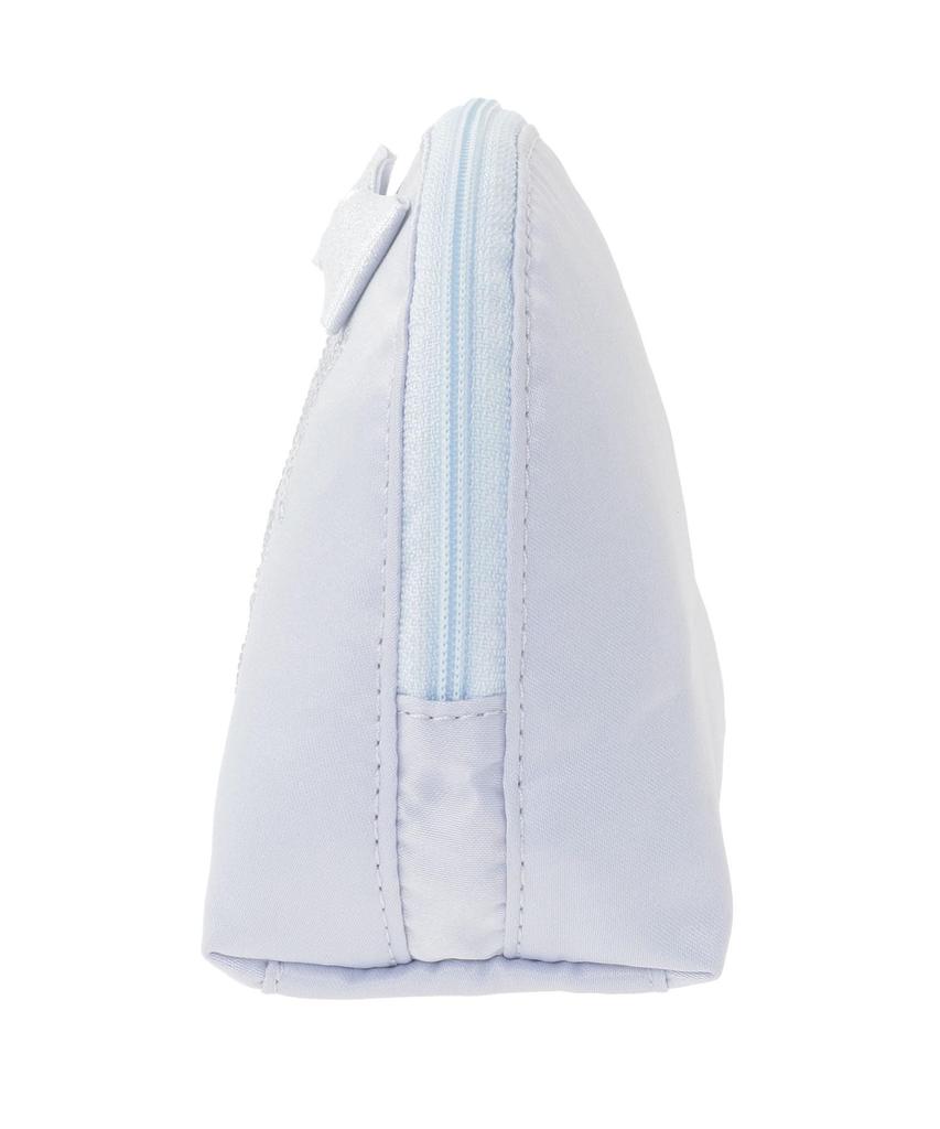 Maison de FLEUR Shiny Ribbon Round Pouch Bordeaux F Bag 08001166600 Pouch/Drawstring