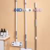 Wall Mounted Mops Hanging Pipe Hooks Multi-purpose Storage Rack Moisture-proof Holder Broom Clip Household Kitchen Washroom
