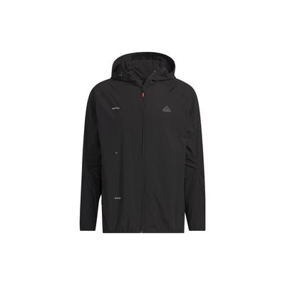 Leichte Sportliche Unifarbene Kapuzenjacke Herrenjacken Schwarz IA8135