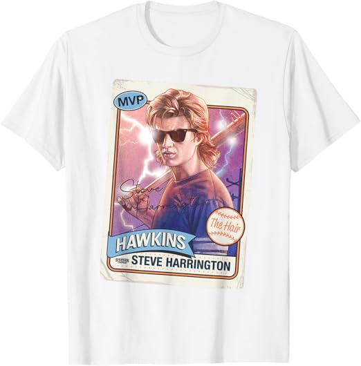 Stranger Things Harrington Hair Officially Licensed T-Shirt 130