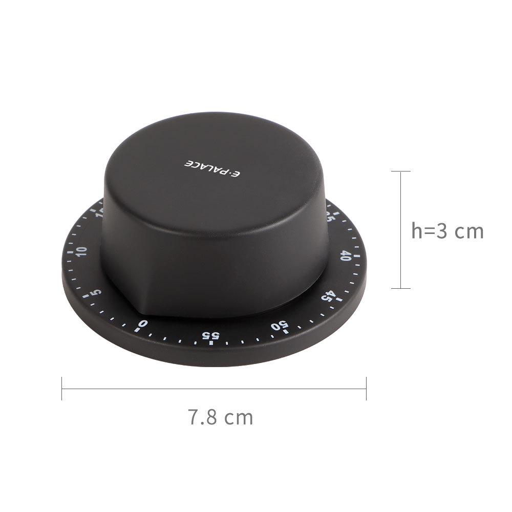 Stainless Steel Mechanical Kitchen Timer: Cooking & Study Time Manager