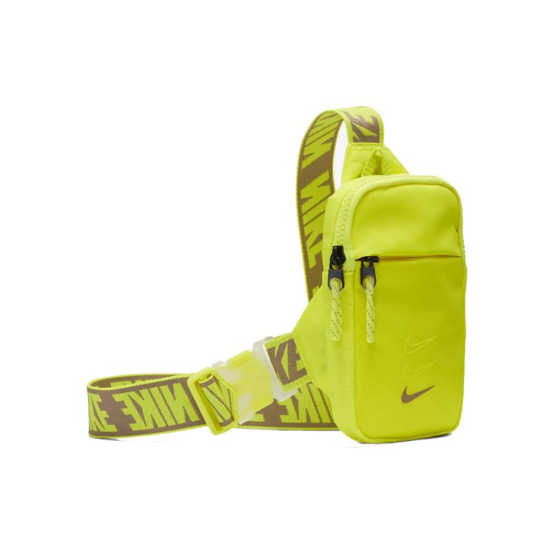 Nike Polyamide With Polyester Fanny Pack, Sling Bag, Crossbody Bag Regular Unisex Lemon Casual BA5904-757