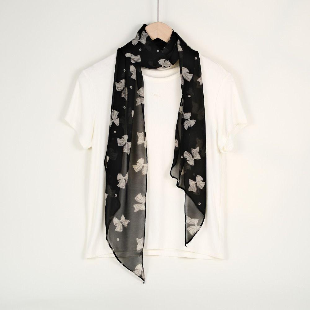 Ribbon Scarf Headband Thin Long Scarves Luxury Leopard Print Scarf  Dress Decor