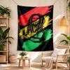 Bob Marley Aesthetic Tapestry Psychedelic Art Ideal for Dorm Wall Balcony Living Room Indoor Hand Painted Style Gift for New Home