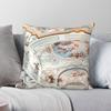 Combination Rome Italy Square Pillowcase Polyester Linen Velvet Pattern Zip Decor Throw Pillow Case Bed Cushion Cover