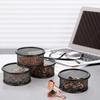 10pcs/4pcs/1pc A Storage Box For Paperclip, A Storage Box For Round Iron Mesh Push Pins.