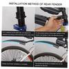 Adjustable Road Mountain Bike Bicycle Cycle Tire Front Rear Mud Guards Mudguard Fenders Set