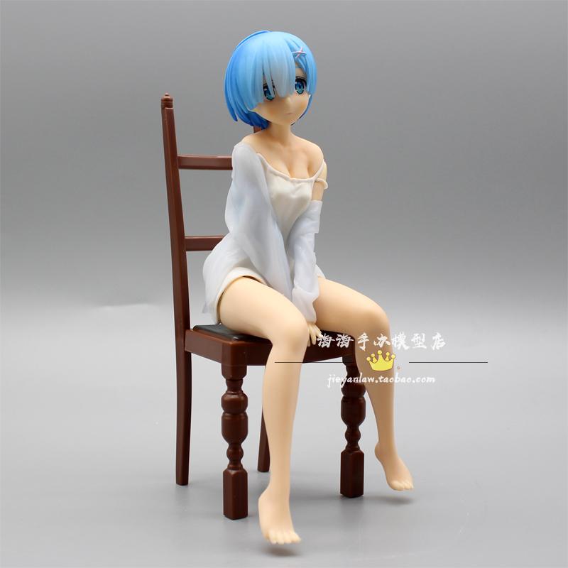 Anime Cute Figure Re:Life In A Different World From Zero Ram Rem PVC Action Figure Collection Desktop Car Case Model Toys Doll