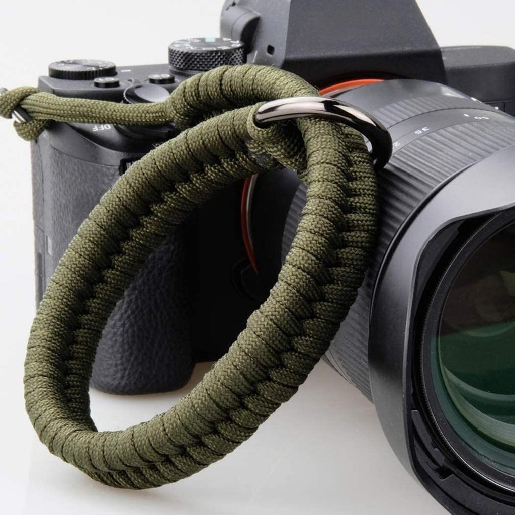 Quick Release Camera Hand Strap Adjustable Nylon Paracord Braid Hand Slings for DSLR Mirrorless Camera Security