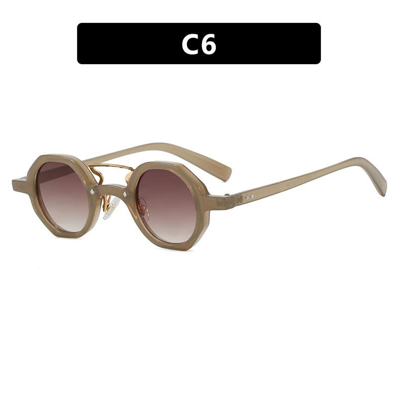 Steampunk Round Sunglasses Vintage Punk Luxury Brand Designer UV Protection Outdoor Driving Metal Hip Hop Sun Glasses