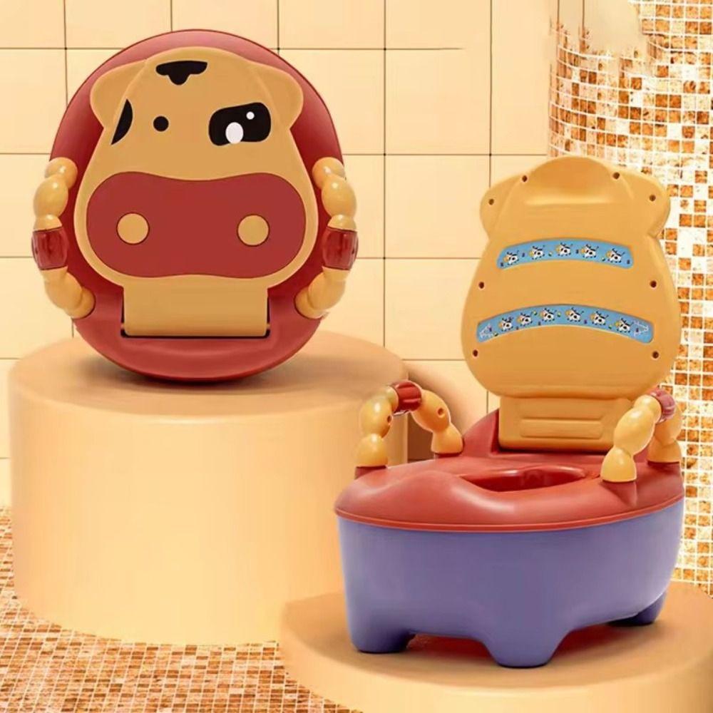 Tréninková dětská toaletní židle skládací nočníky pro chlapce a dívky dětská pisoárová sedačka s madlem