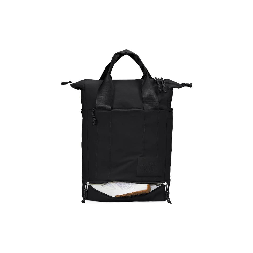 The North Face 26L Backpack Double Shoulder Outdoor Bag Crinkle Fabric Black Women's NF0A81DWJK3