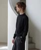 Dekkoloso Mode Herashi Round Knit [Black]