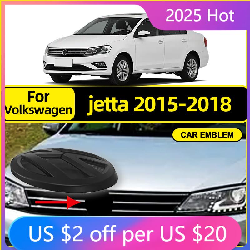 BGF1 GOLF 4 5 6 7 Hot 2026 For VW VOLKSWAGEN 2pcs Replacement Front and Rear part 140mm Front Emblem +110mm Rear Trunk for jetta 2015 YE0