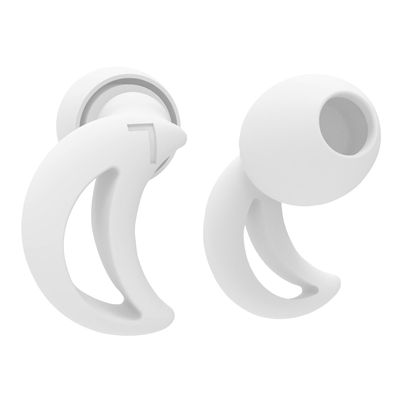

Soundproof Sleep Earplugs, Super Soft Noise-reducing Silicone Earplugs, Reusable, Suitable For Sleeping, Swimming, Working And Studying,1pair, One Size білий