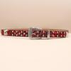 European-American Skull Rhinestone Punk Belt - Unisex Fashion Accessory