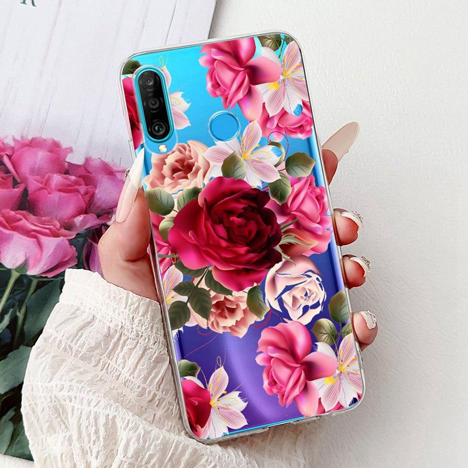 Cute Painting Phone Case For Huawei P30 Lite / P30 Pro / P30 Soft Silicone TPU Back Cover Cases For Huawei P30Lite P 30 P30Pro