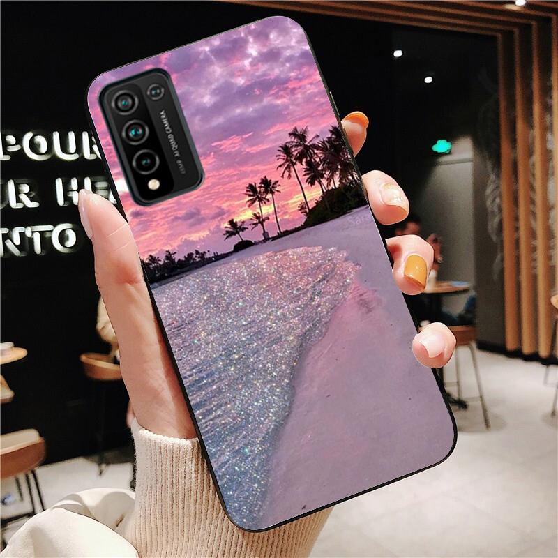 

Чехол для телефона Palm Summer Beach Sea для Huawei Honor 50 10X Lite 20 7A 7C 8X 9X Pro 9A 8A 8S 9S 10i 20S 20lite 7X 10 lite Honor 10X Lite