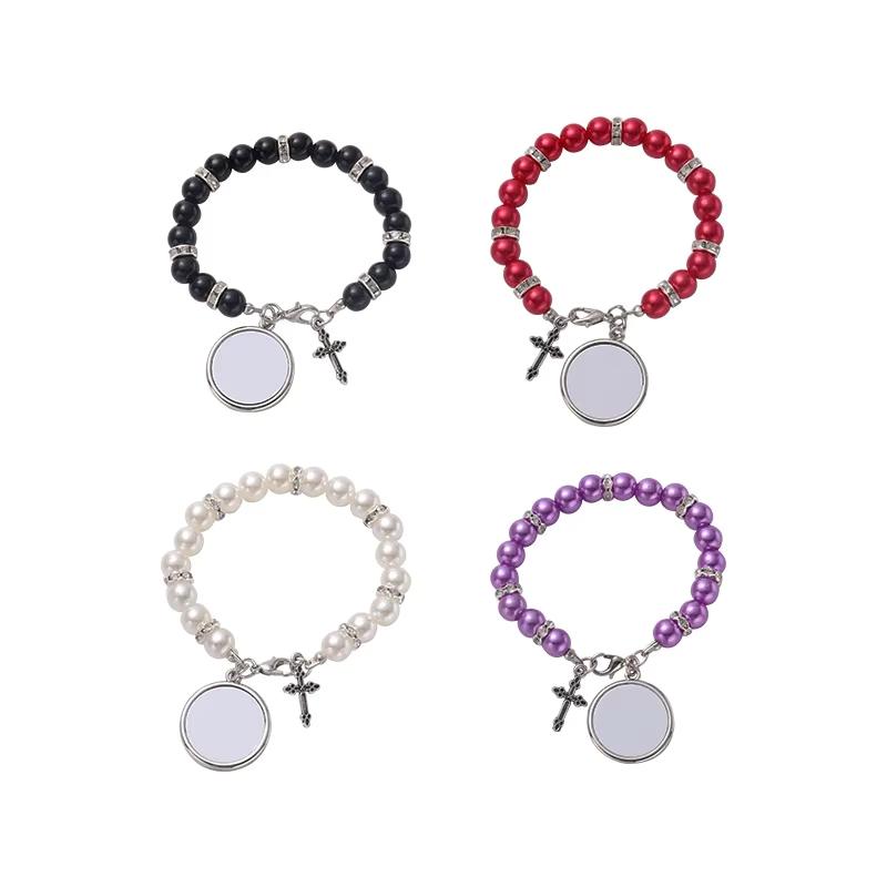 Hot New Transfer White Pearl Alloy Bangles Korean Ins Trendy Women's Girlfriend
