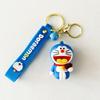 High Quality Classic anime Doraemon series keychain pendant cute cartoon silicone doll car key ring couple backpack toy pendant key chain