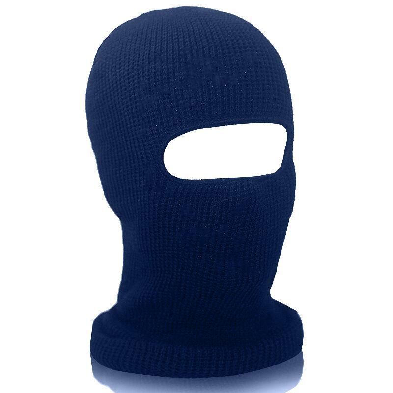 Herren Winter Ski- & Radsport Wollstrick Gesichtsmaske - Drei-Loch-Design