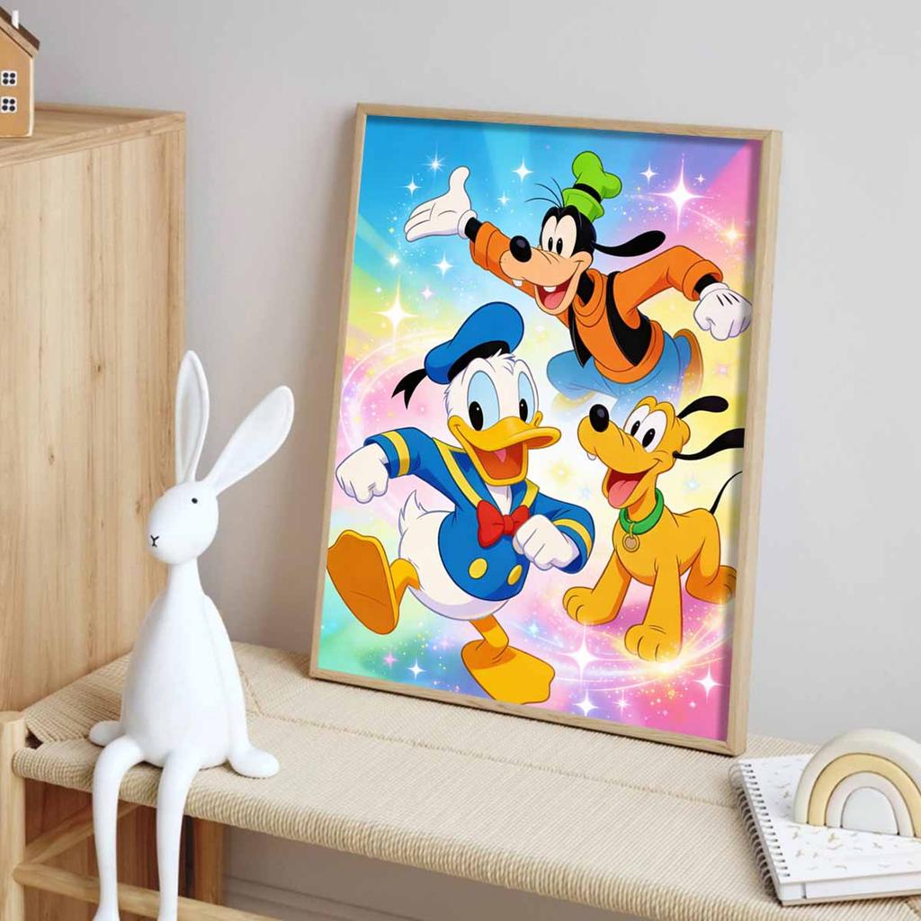 Disney Diamond Painting Kit Classic Cartoon Characters Home Bedroom Wall Decor Crafts Handmade Gift