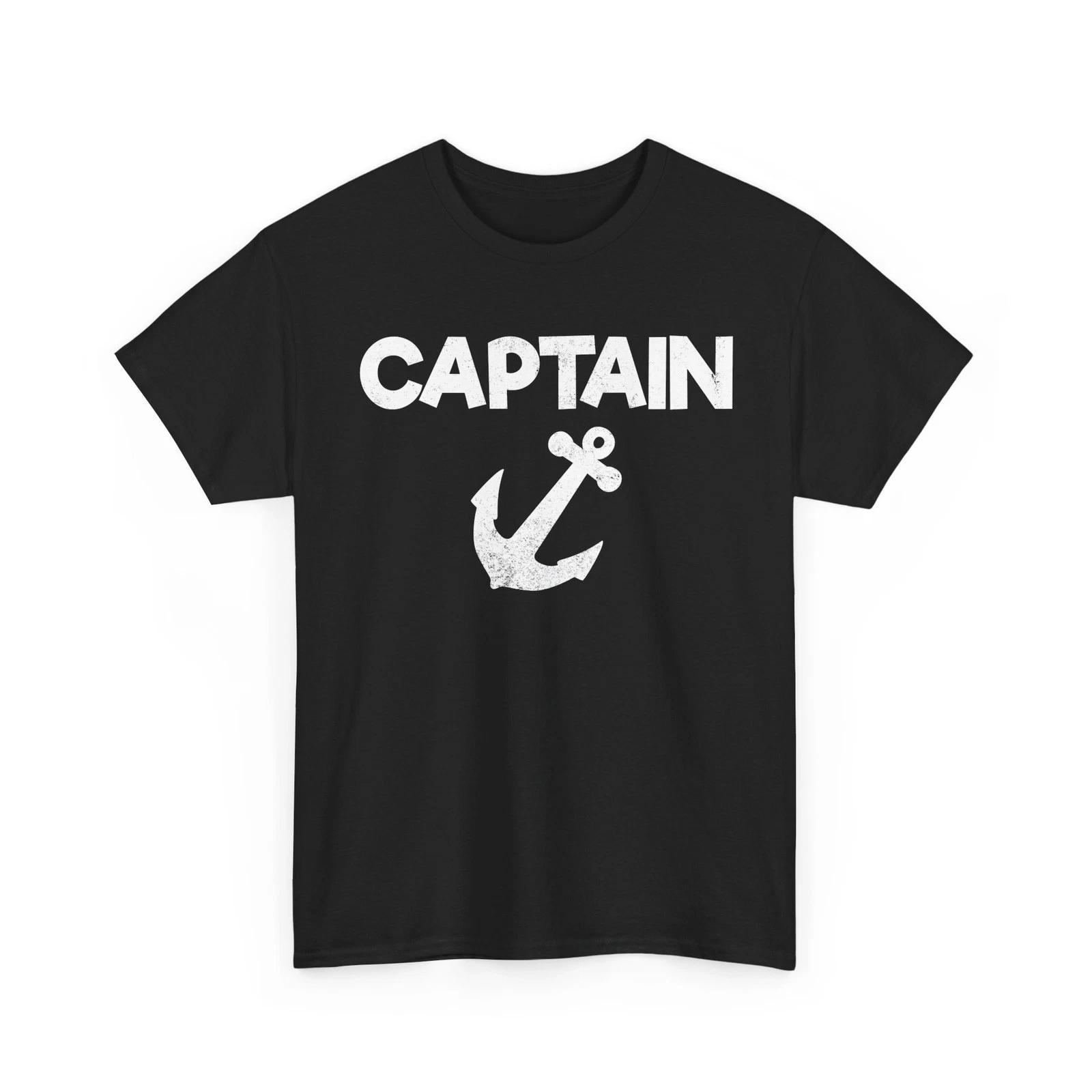 Captain T shirt, Anchor Boating Captain of the Boat Sailing Lovers Shirt XL