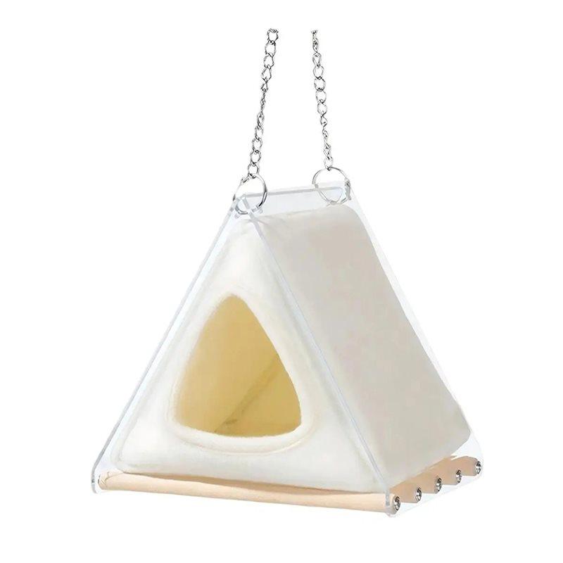 

HHO-Bird House For Cage Detachable Liner Winter Warm Housing For Bird Bed Finch Nest Snuggle Cave For Parrot Parakeet Conure