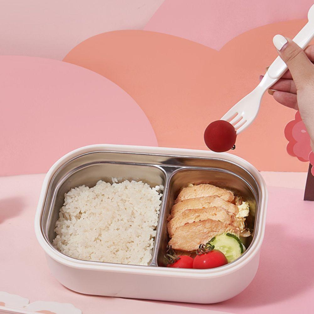 Portable Divides Lunch Box Large Capacity Meal Box Food Containe Stainless Steel Lunch Box  Student