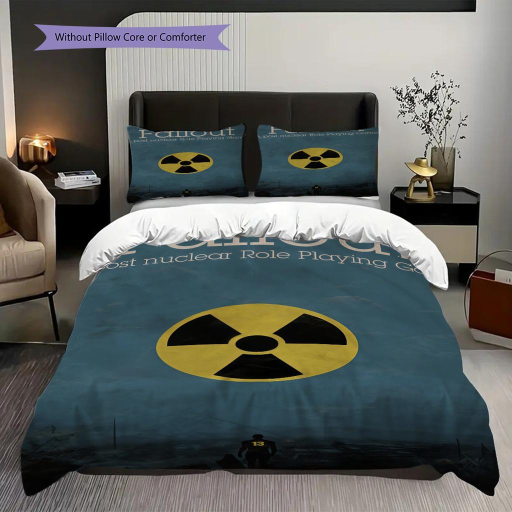 Vaulttec Secure Haven Bedding 1 Duvet Cover 2 Pillowcase Without Core Christmas Birthday Gift Soft And Comfortable Bedding Set