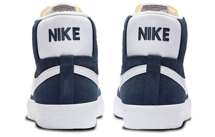 Nike Sb Zoom Blazer Mid Navy White 864349-401