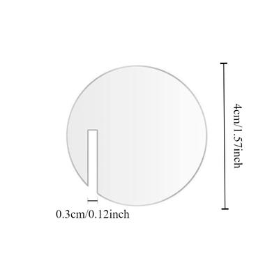 30pcs Beverage Labels Acrylic Rotundity DIY Wedding Birthday Party Wine Glass Cocktail Glass Edge Card Insertion Party Dressing