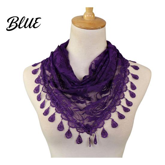 Sheer Lace Triangle Bandana Rose Tassel Scarf for Women Elegant Hollow Floral Women Shawl Versatile Lightweight Head Wrap Parties And Photoshoots
